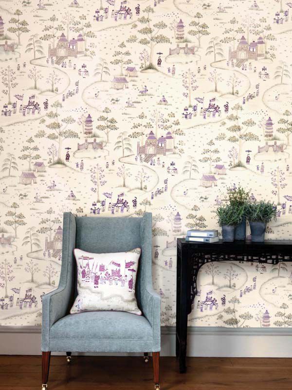 Giấy dán tường và ghế dựa