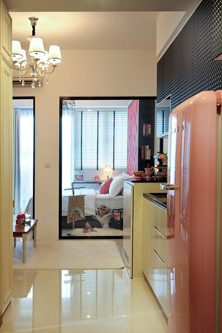 Căn hộ sử dụng nhiều chất liệu 